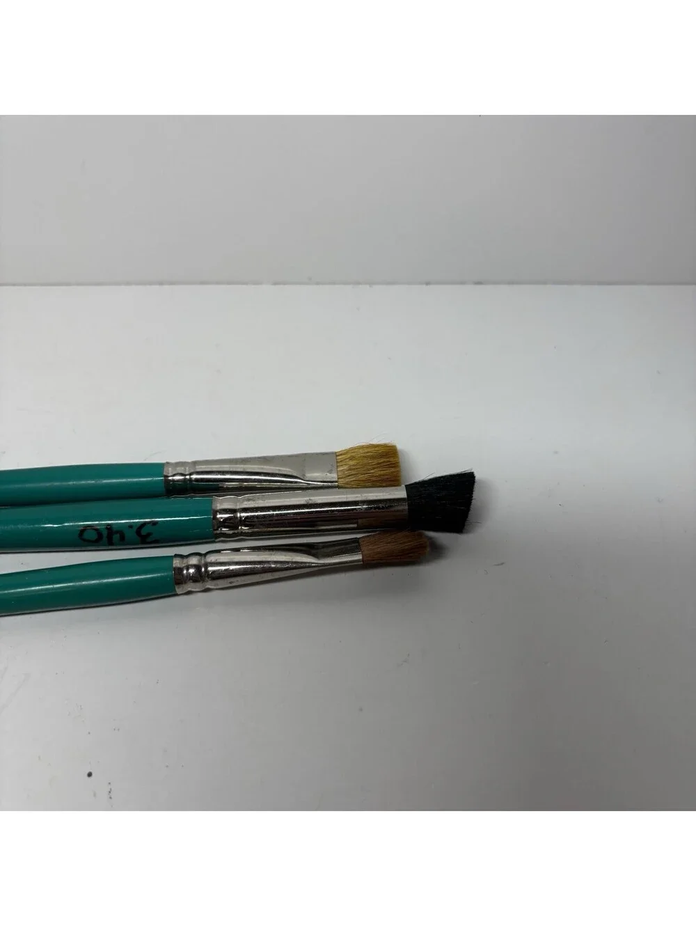 VTG Duncan Ceramic Paint Brushes Lot of 3 BR-532 BR-584 Shader Mother Of Pearl